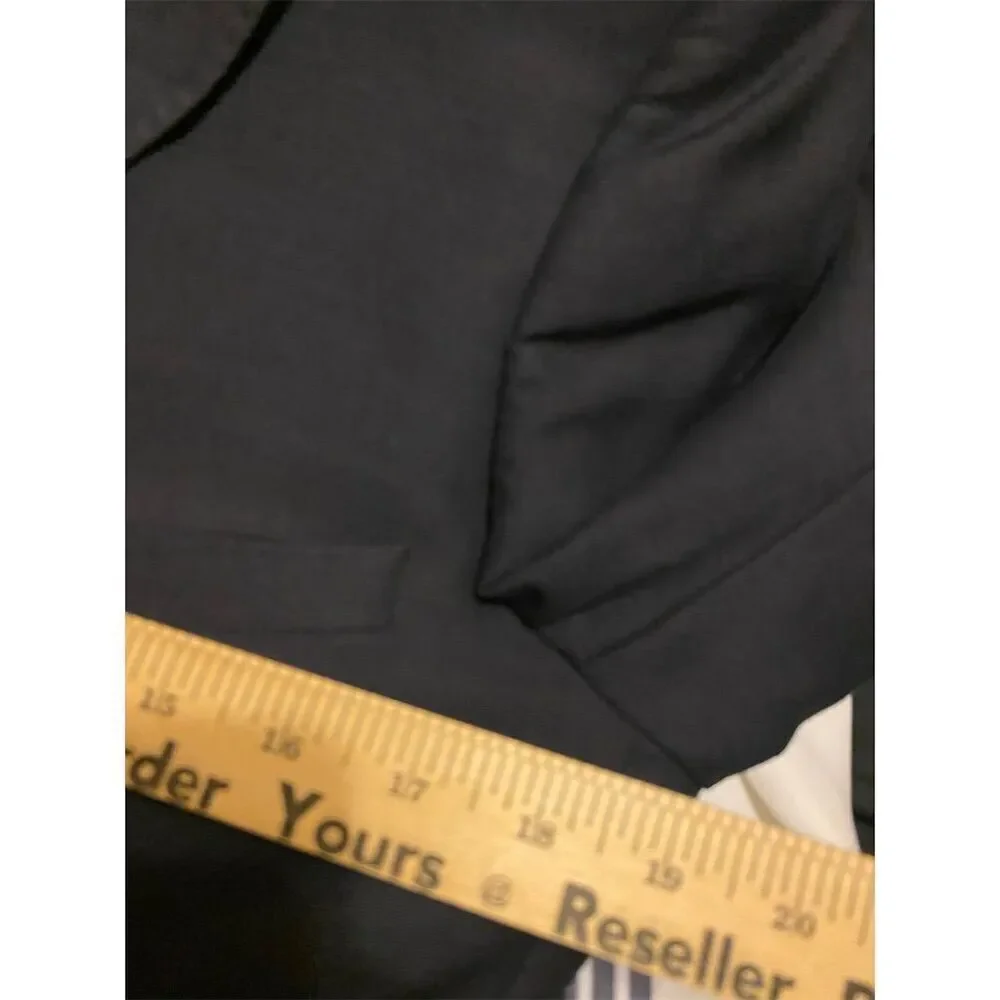 Zara Men's Black Check Slim Fit Blazer Size Small Formal Single-Breasted